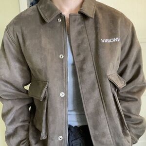 Size L custom embroidered jacket